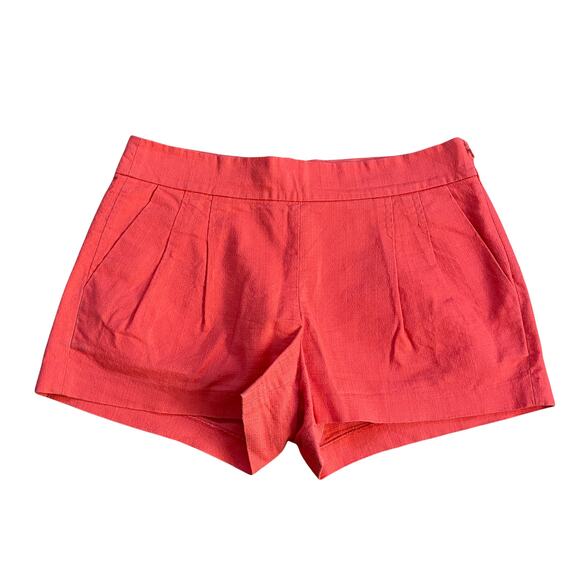 J. Crew Pants - J. Crew Shorts Coral Pleated Women's 4 Cotton